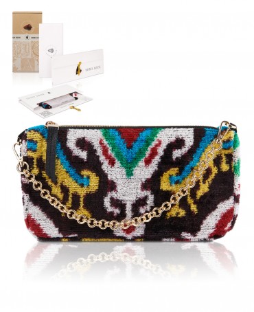 Шелковый (Бахмаль) Клатч-конверт-папка-косметичка SALTARE VITAE! (Танец жизни) THINY_SALTARE VITAE!